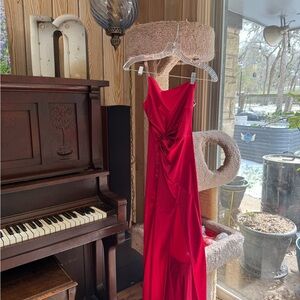 Fashion Nova Vibrant Red Gown